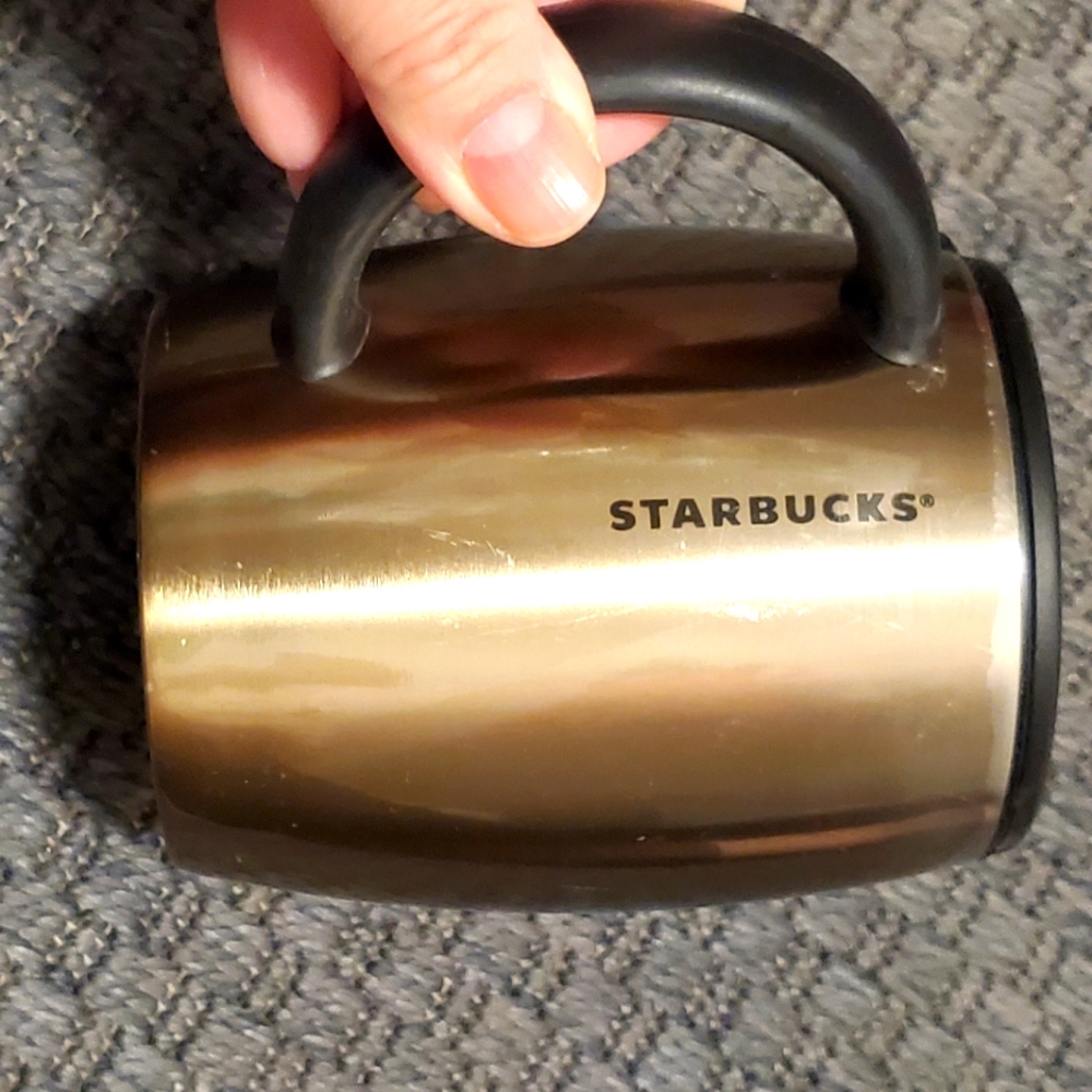 COPY - 6/$30   ☕️ starbucks metal Tea cup with handle